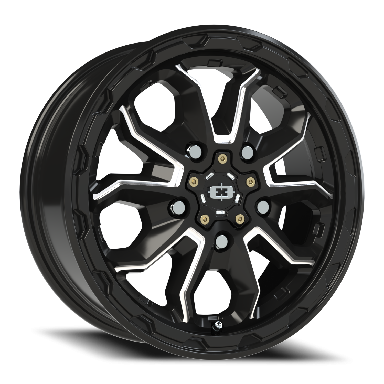 410 Korupt Van Dually GBMS Gloss Black / Milled Spoke