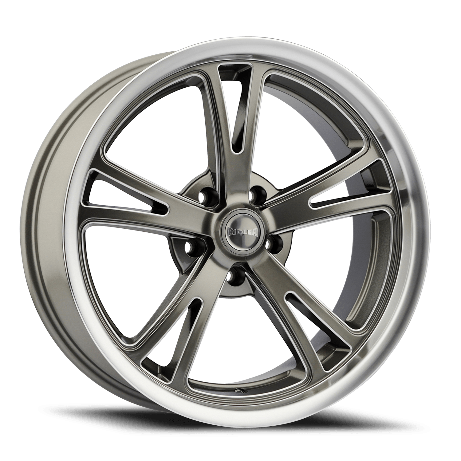 606 GY Grey / Milled Spokes-Diamond Lip