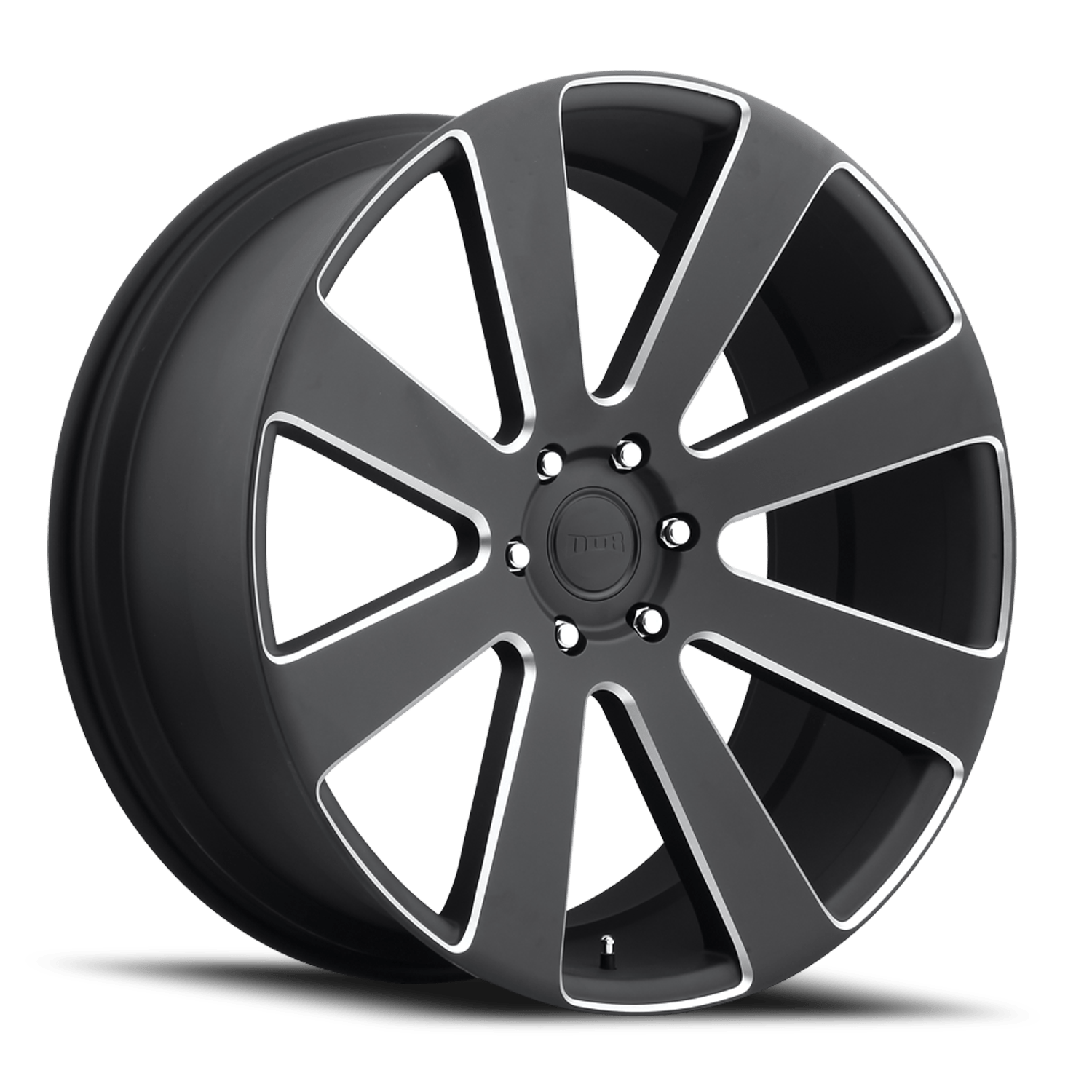 8-Ball S187 Black / Milled Accents