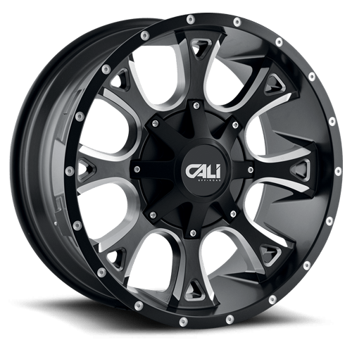Anarchy 9103 SB Satin Black / Milled Spokes