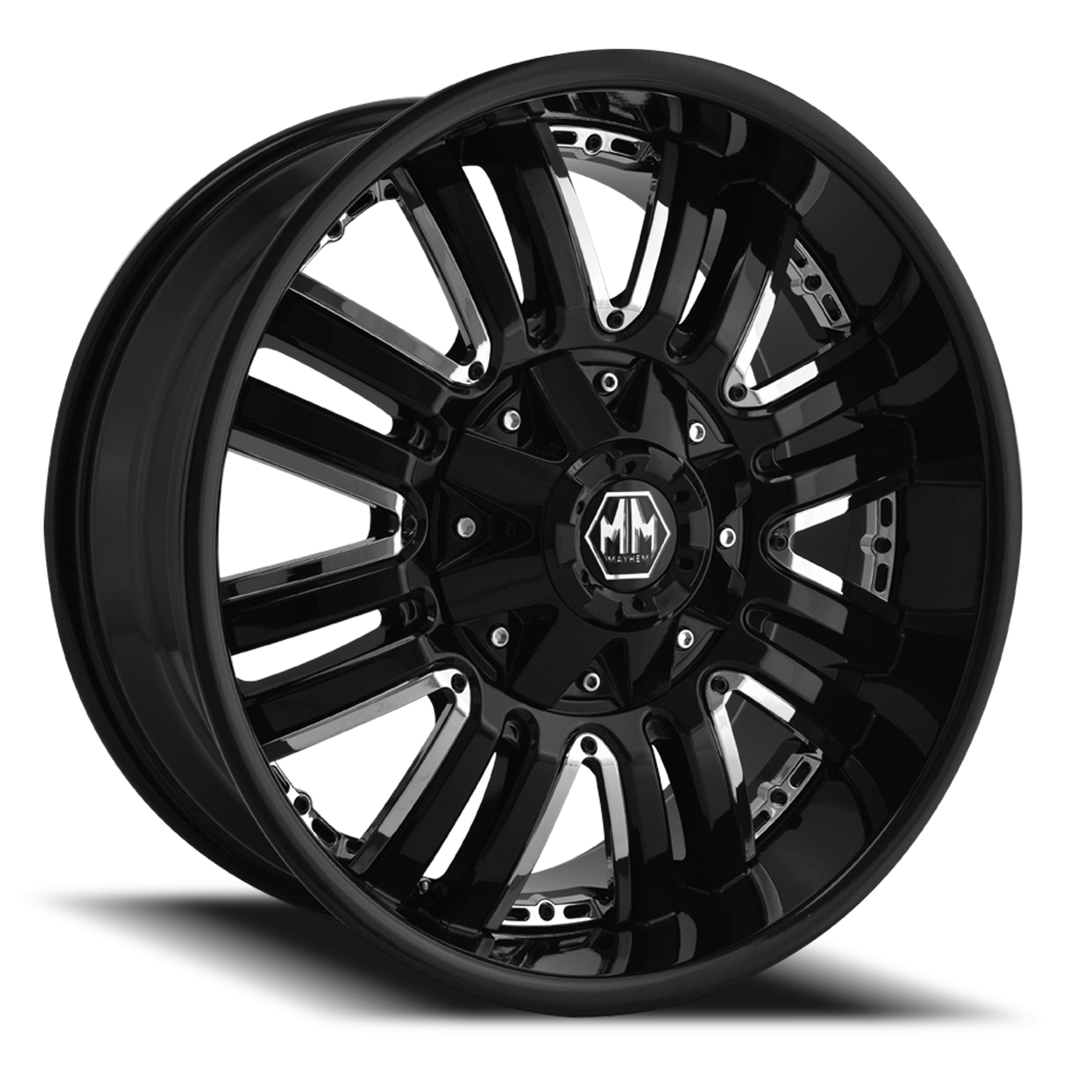 Assault 8070 Gloss Black / Chrome Inserts