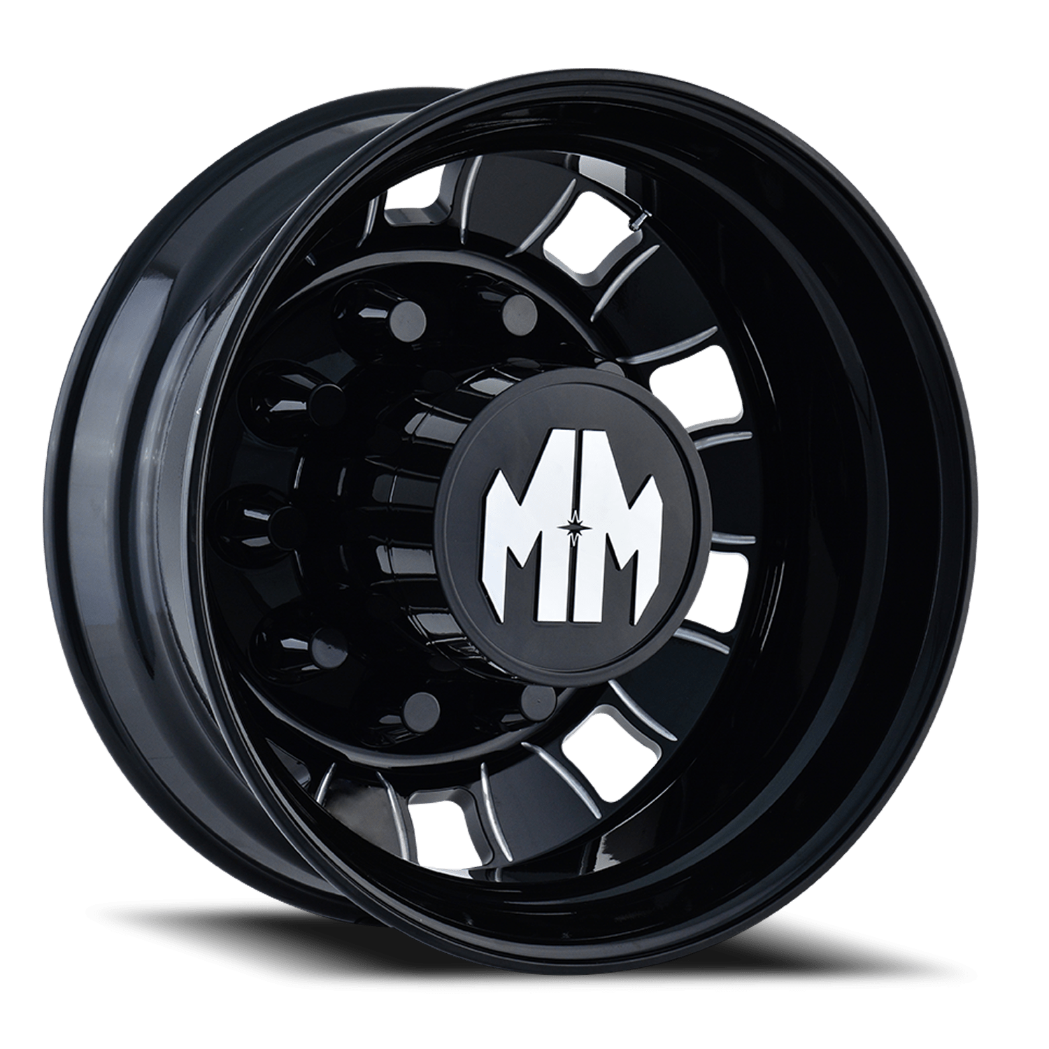 Bigrig Dually 8180 BK-M Black / Milled Spokes