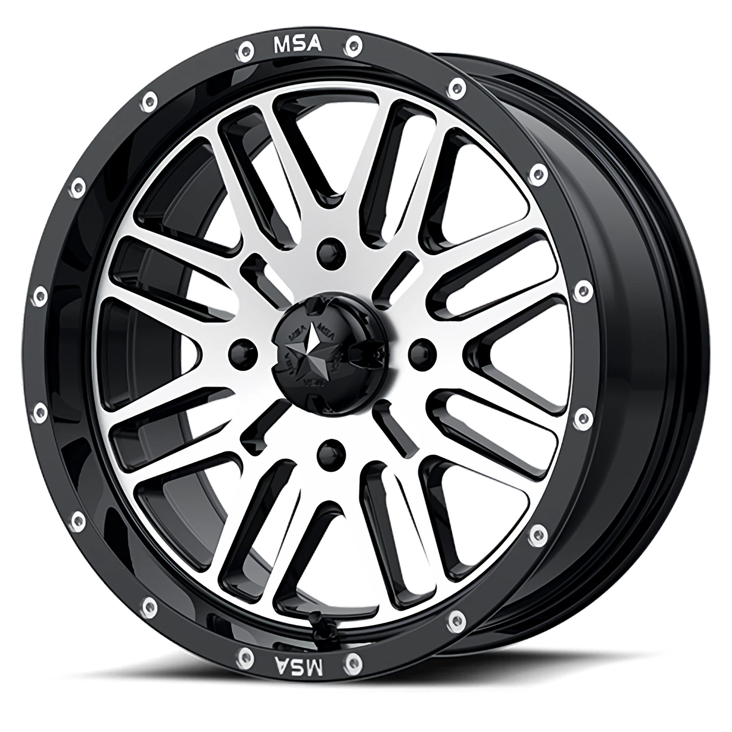 Brute M38 Gloss Black / Machined