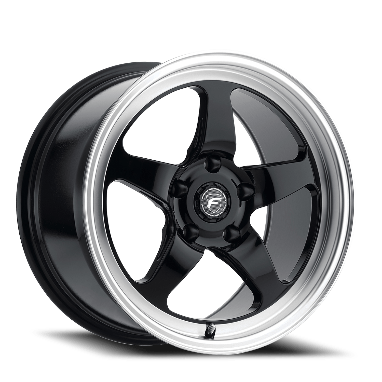 D5 Drag Gloss Black / Machined Lip