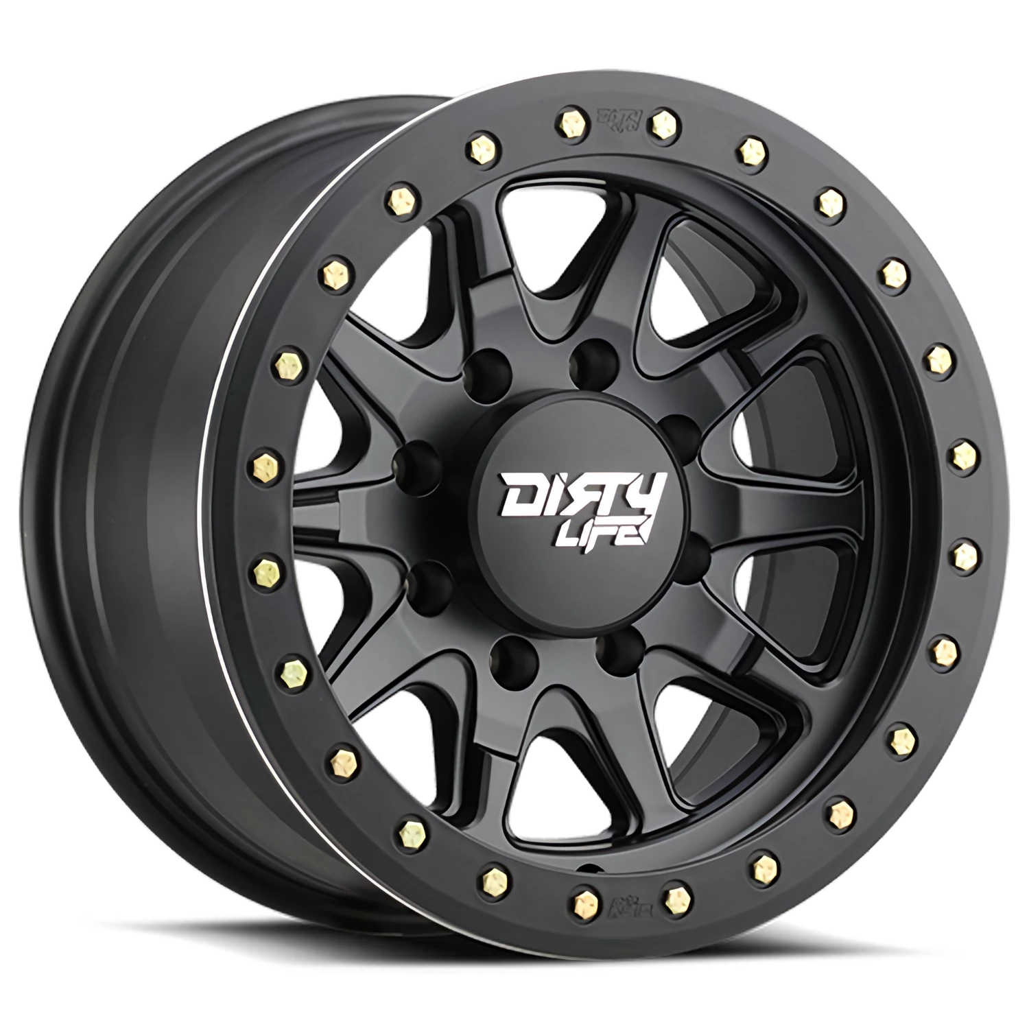 DT-2 9304 MB Matte Black / Simulated Beadlock Ring