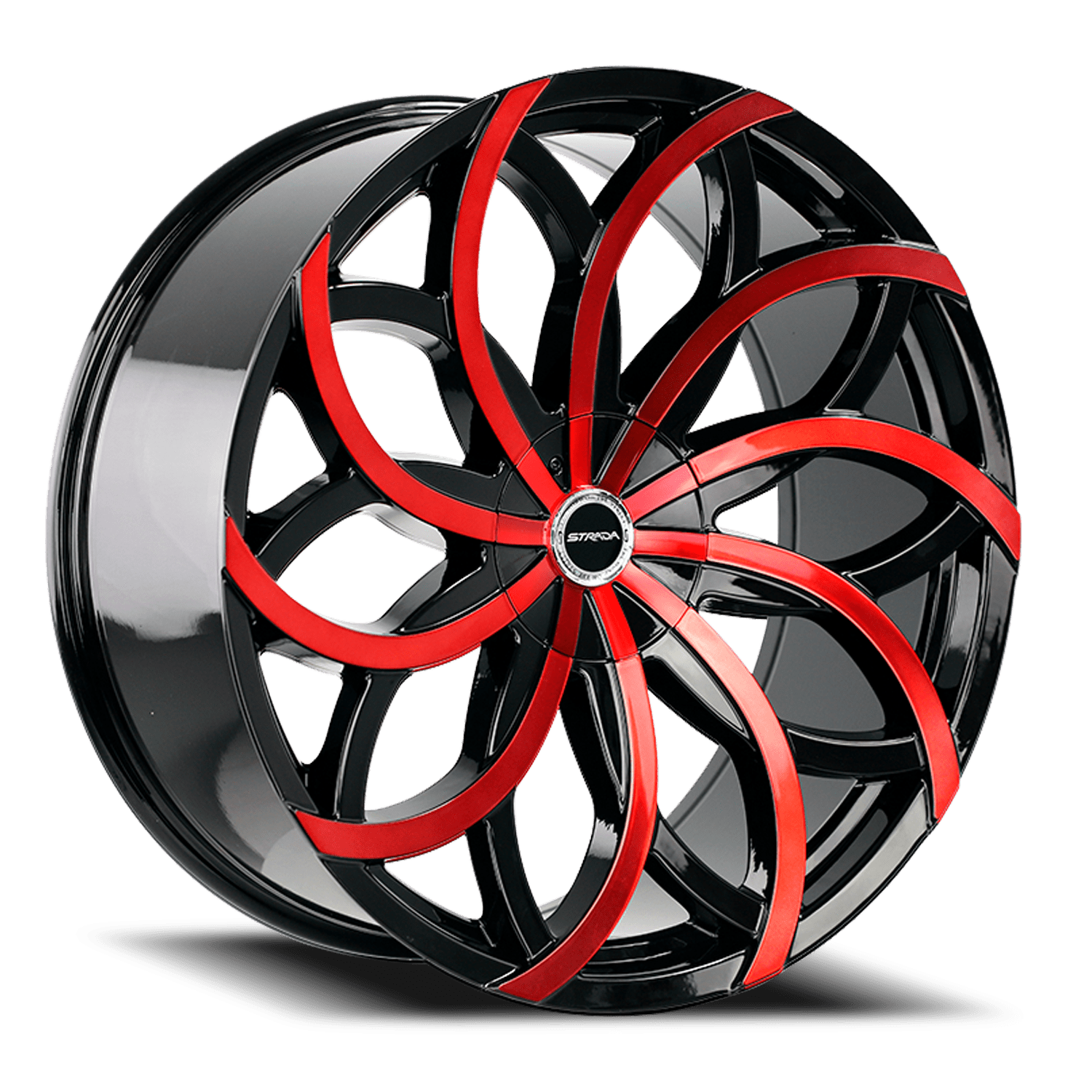 Huracan GBMR Gloss Black / Candy Red Machine