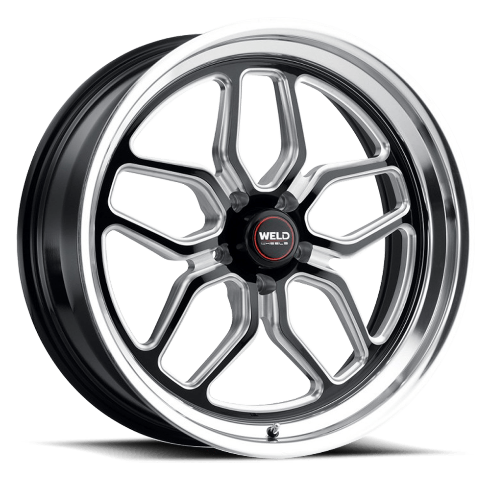 Laguna S107 Gloss Black / Milled-Diamond Cut Lip