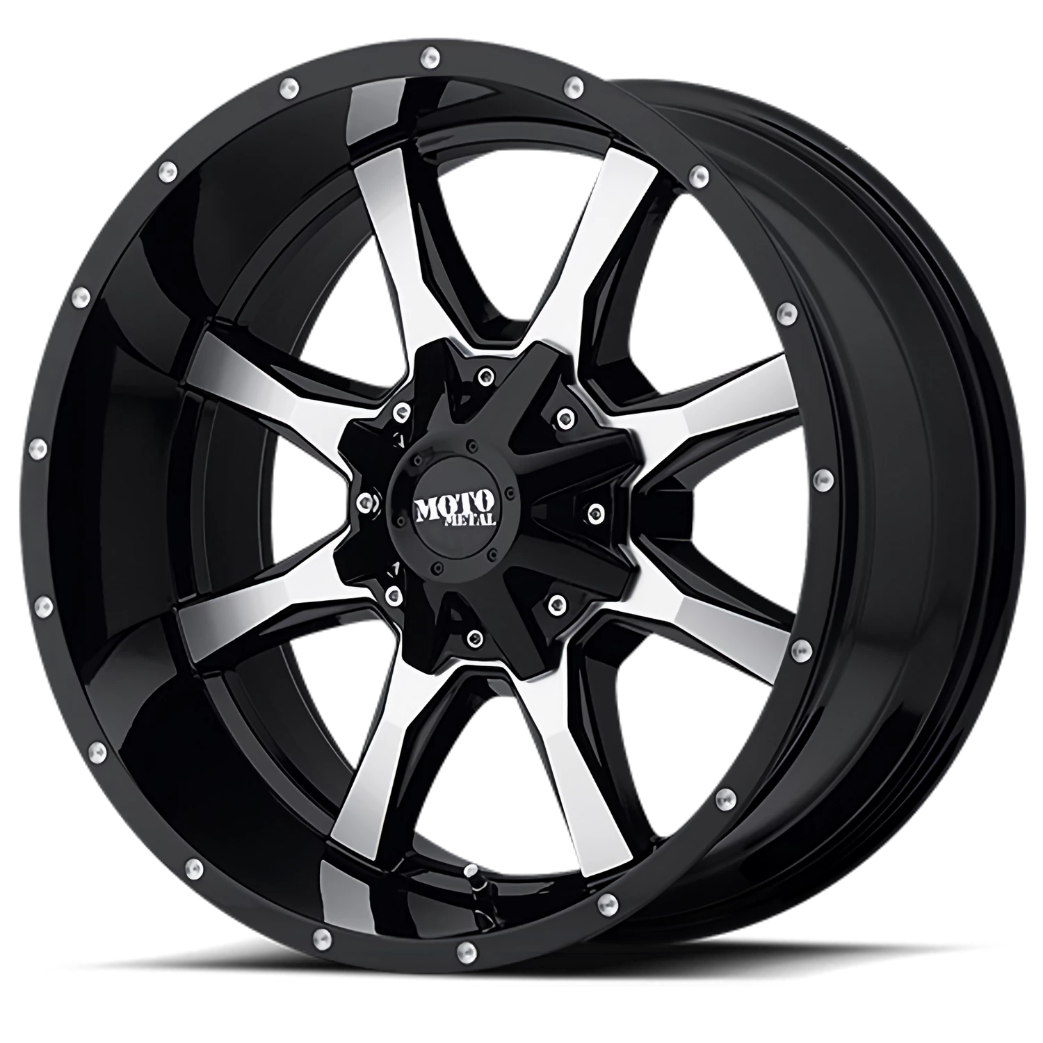 MO970 GBM Gloss Black / Machined Face