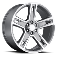 FR 34 Chevrolet Silverado Replica GY Gloss Grey / Machined Face
