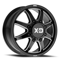 Pike Dually XD845 Gloss Black / Milled