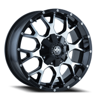 Warrior 8015 BKM Black / Machined Face