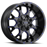 Warrior 8015 BL Black / Prism Blue