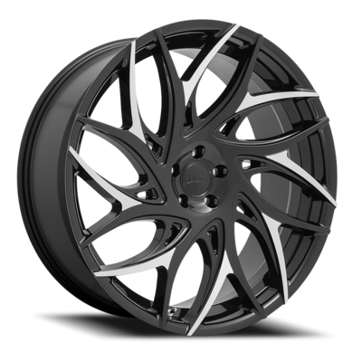 G.O.A.T. S259 Gloss Black / Machined Spokes