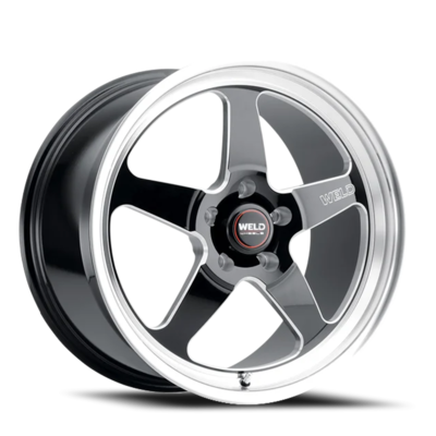 Ventura Drag S155 Gloss Black / Milled-Diamond Cut Lip