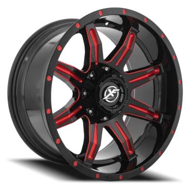 XF-215 GBMLR Gloss Black / Red Milled