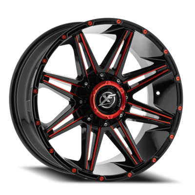 XF-220 GBMLR Gloss Black / Red Milled