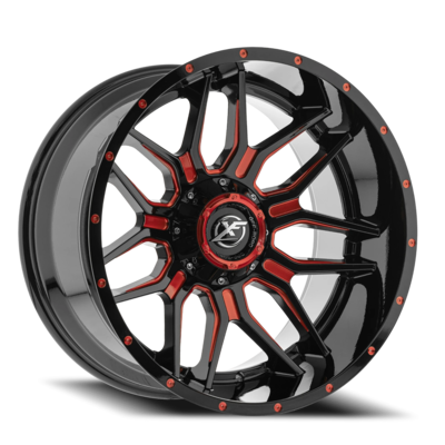 XF-222 GBMLR Gloss Black / Red Milled